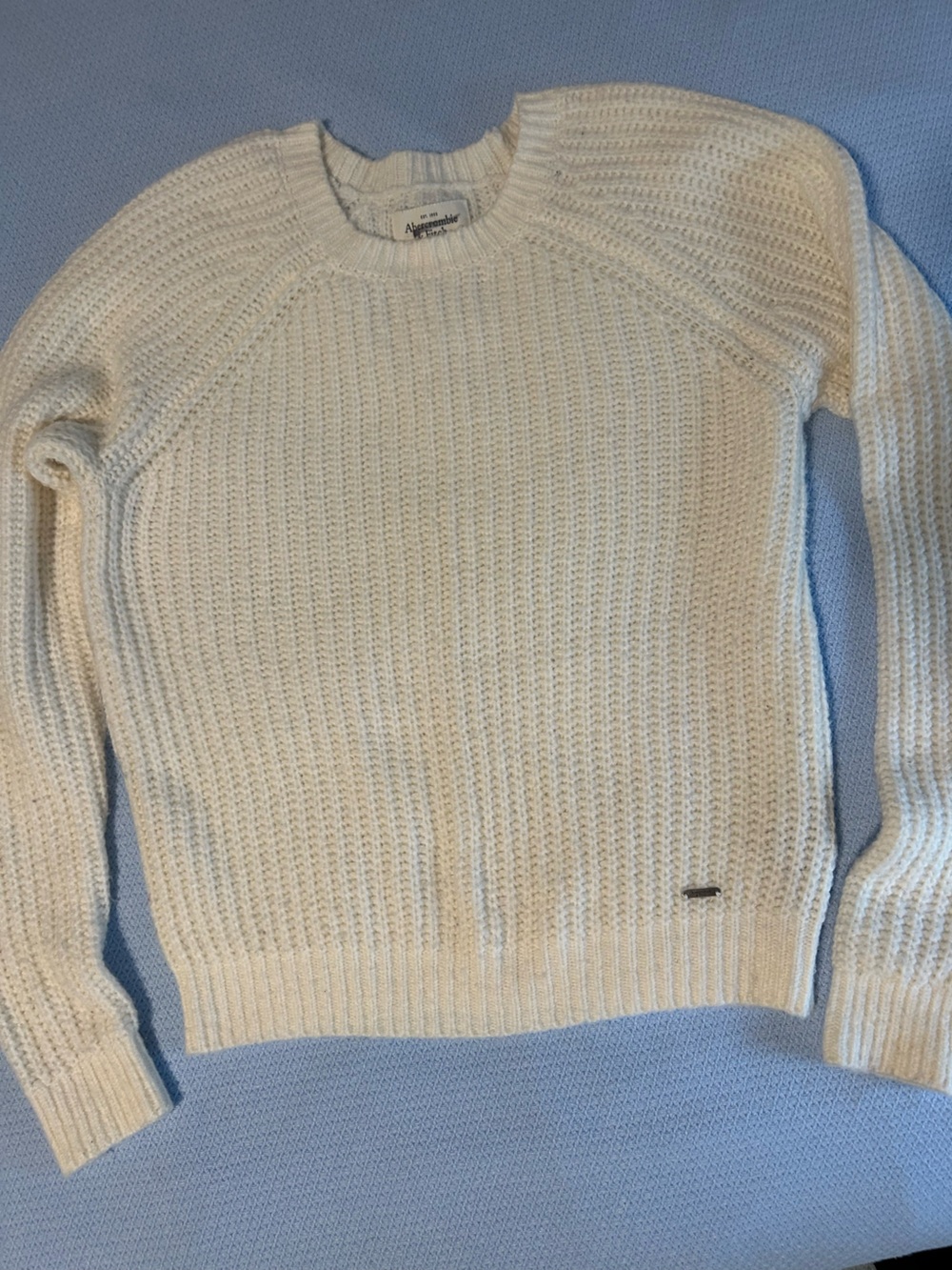 Abercrombie & Fitch White Knit Women's Sweater